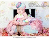 Baby Headbands-Couture Headband-Baby Girl-Girl 1st Birthday-Birthday Headband-Matilda Jane-Photo Prop