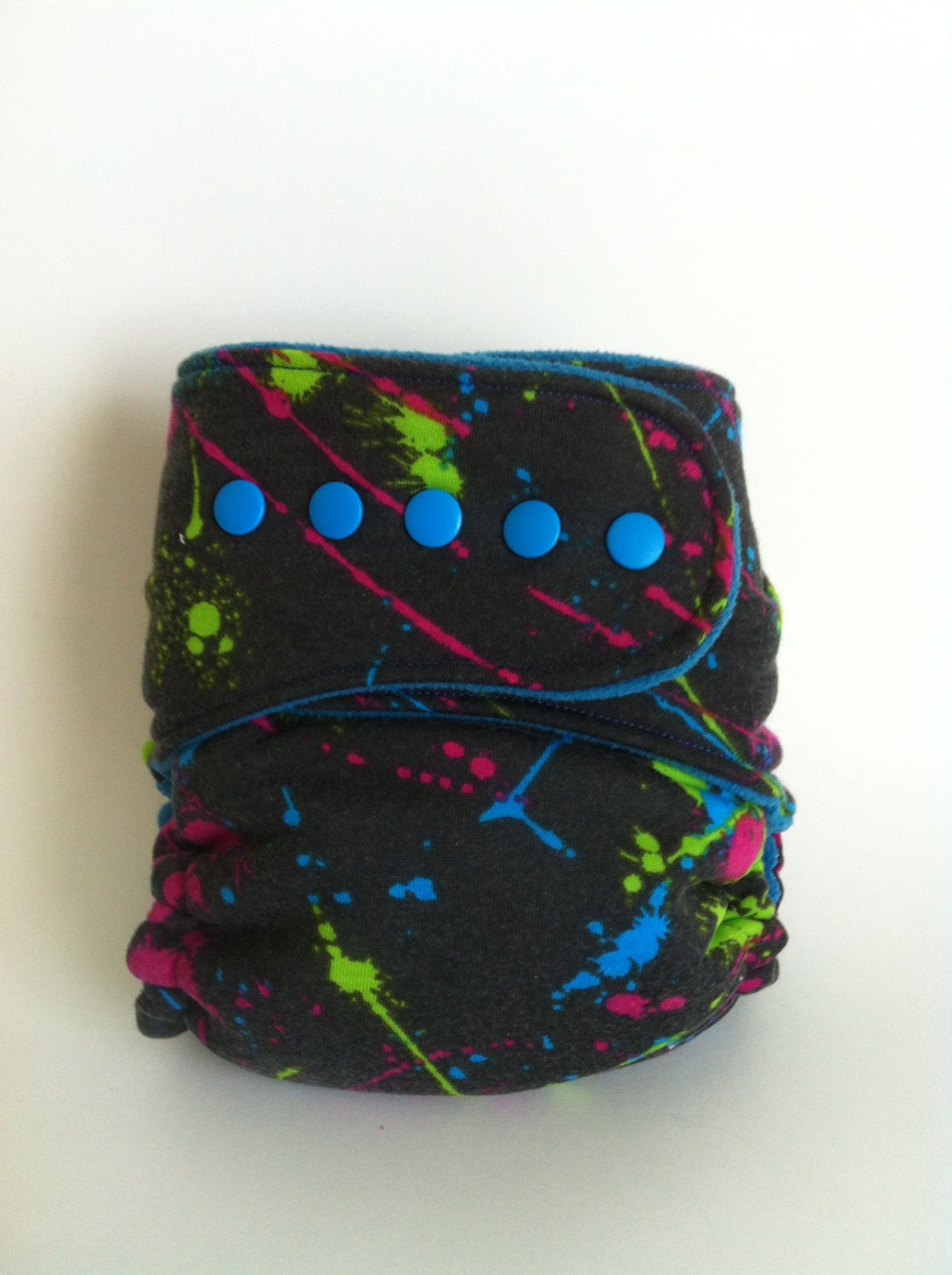 Blue Rave Fitted Cloth Diaper