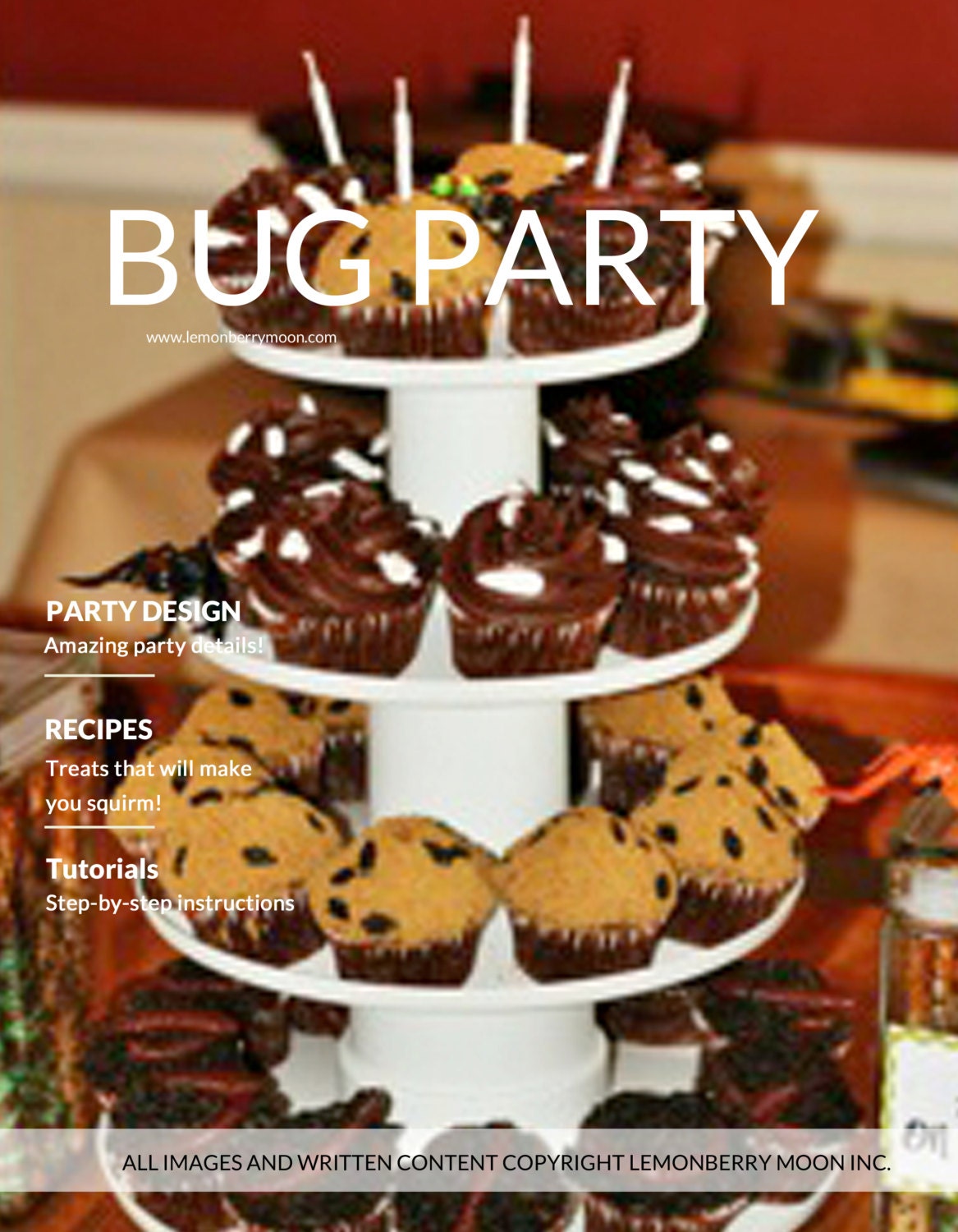 PARTY PLAN - Kids Birthday Party Plan, Bug Theme For A Boy of Any Age, Complete With Recipes and Tutorials, PDF Format Il_170x135