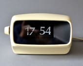 Vintage flip clock West German Kienzle white space age atomic Mid-Century 60s 70s