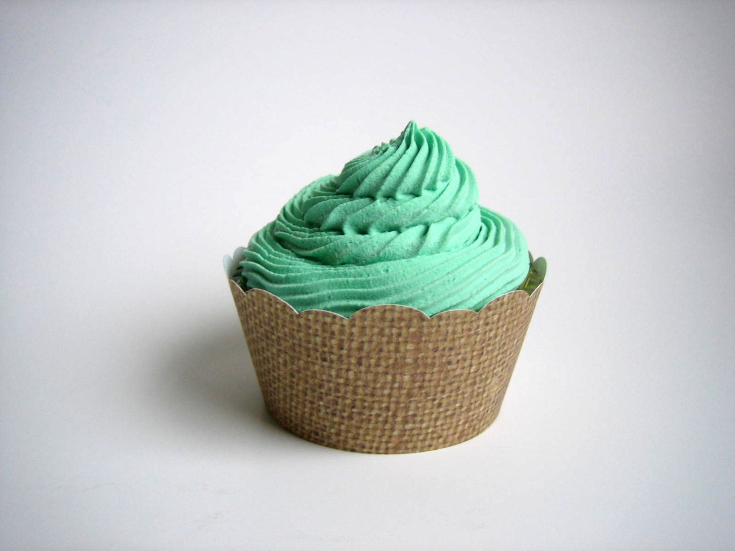 24 Burlap Cupcake Wrappers - Rustic Wedding, Lace, Country, Shabby Chic, Outdoors, Barn Wedding, Baby Shower, Bridal Shower