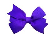 3 inch purple hair bow - purple bow