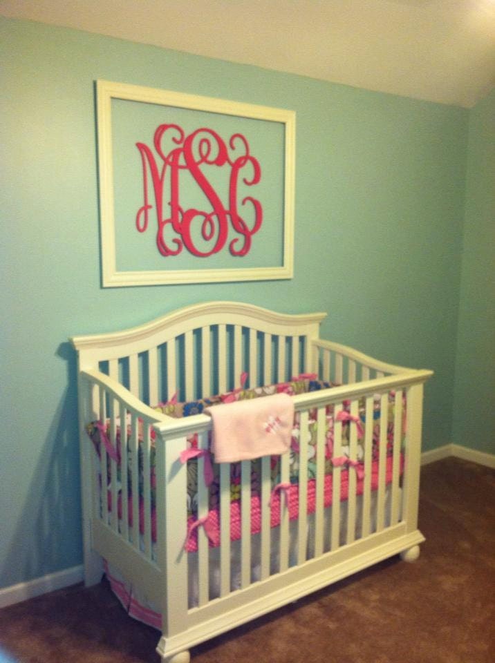 Large Wood Monogram