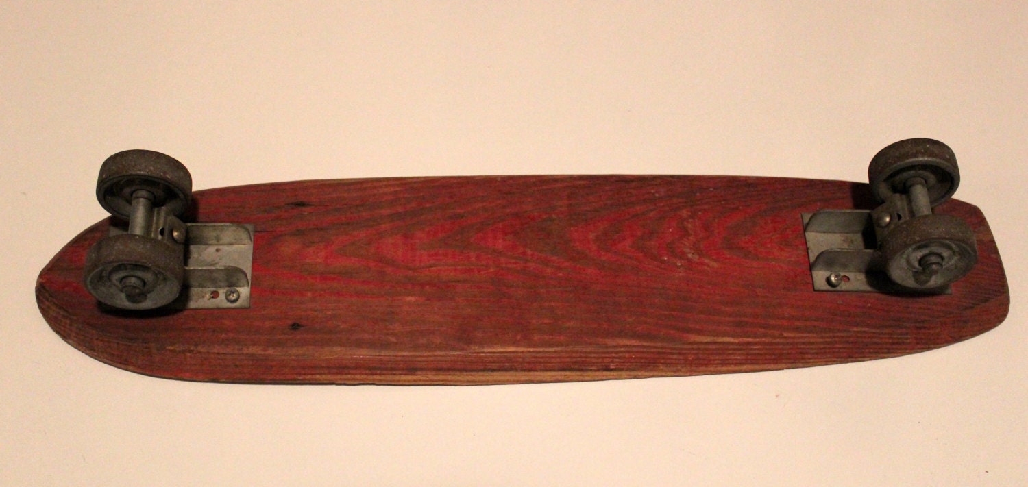 1960s skateboard scooter - steel wheeled