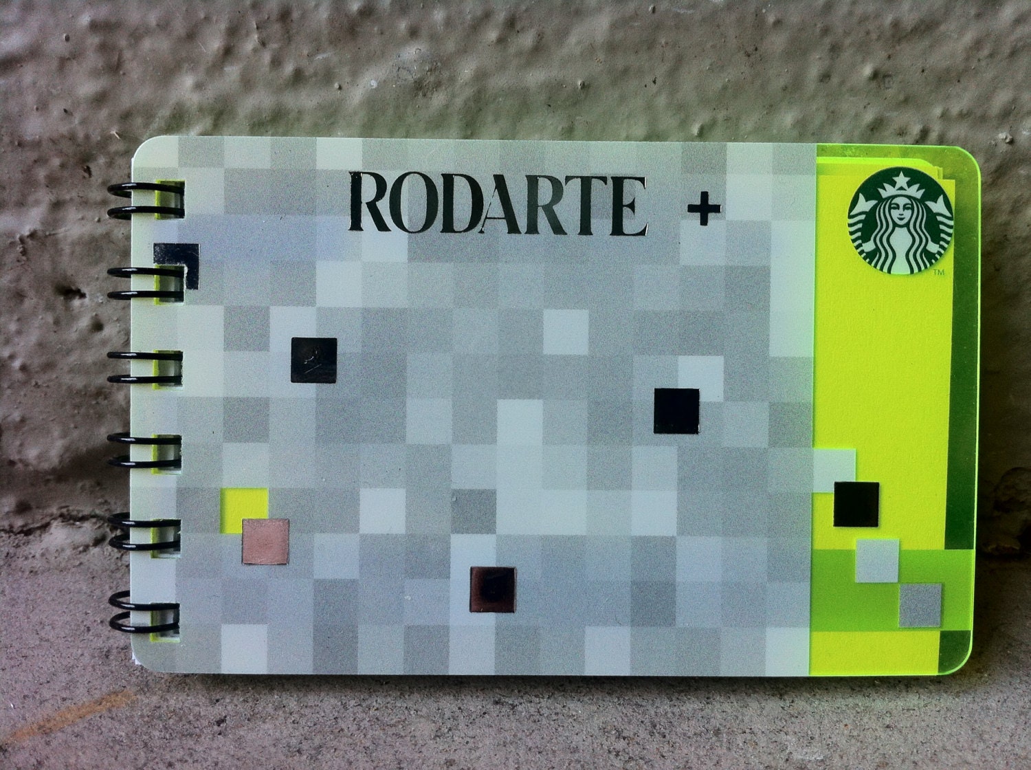 Upcycled Gift Card Notebook - Starbucks