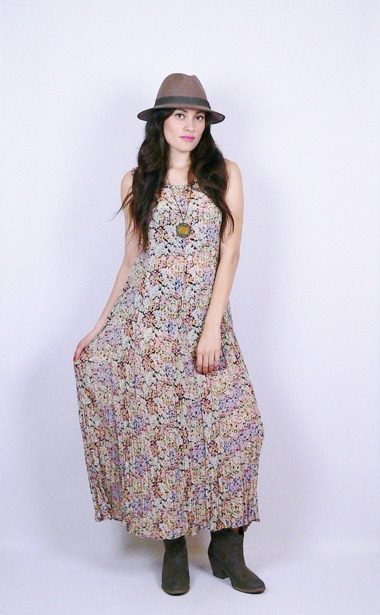 Boho Floral Maxi Dress