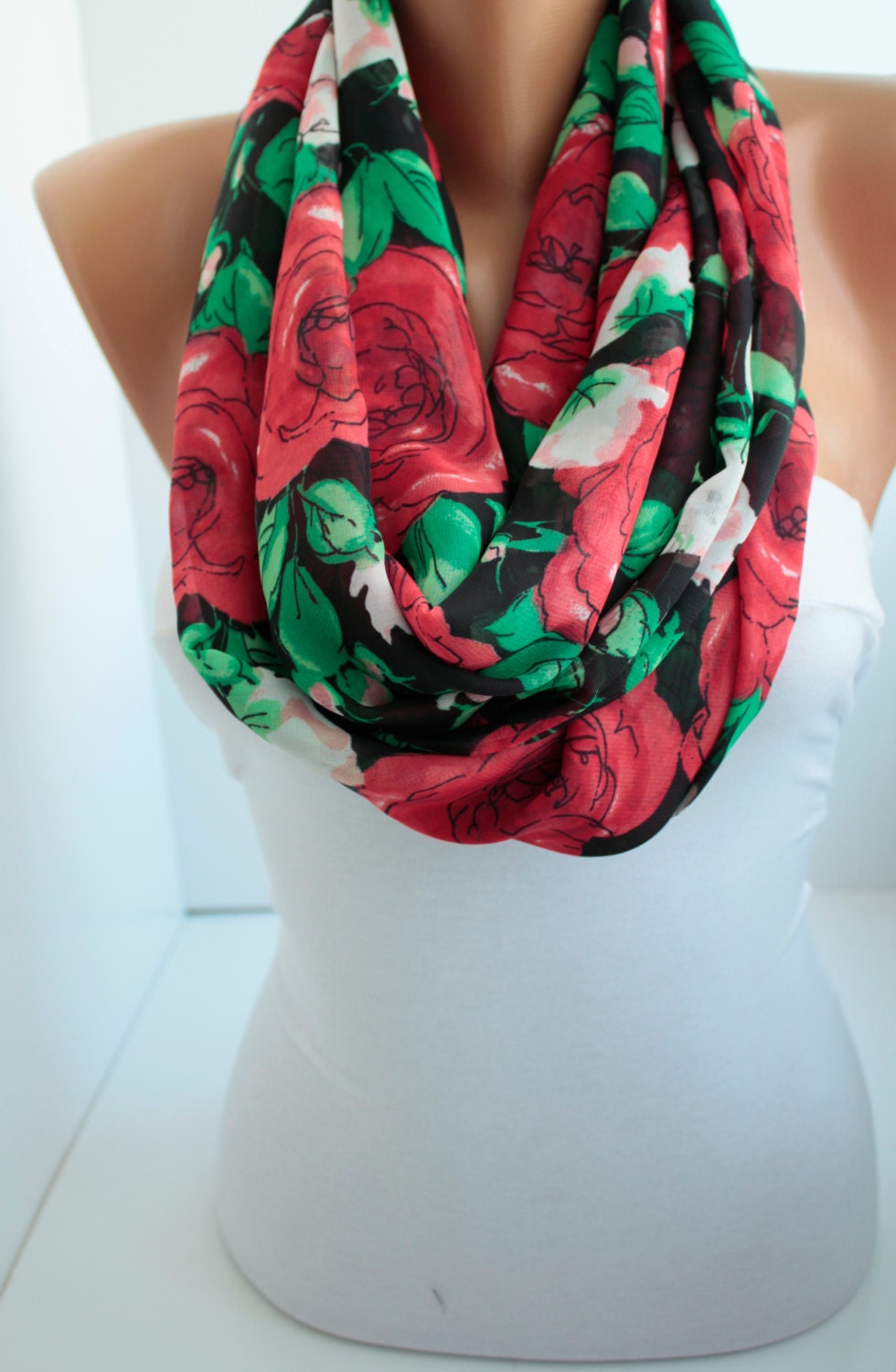 NEW Infinity scarf shawl Circle Scarf Loop Scarf Gift DIDUCI