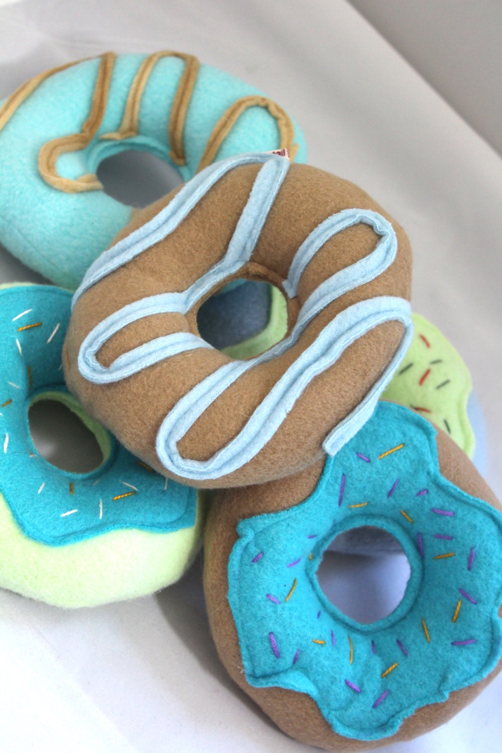 Blue Donut Toys for Dogs set of 2