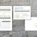 Classic Vintage Wedding Invitation & RSVP Postcard - Old Fashioned Style - Printable DIY