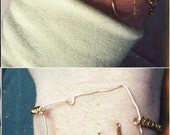 Custom State or Country Bracelet / Gold or Silver (NO heart)