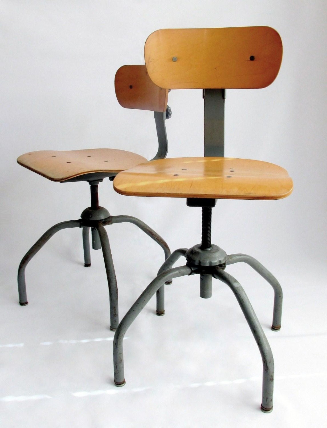 Singer Industrial Swivel Chair. Factory Chair. Bar Stool. Drafting. 2 available