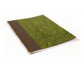 Japanese A5 Notebook Brown and Green - FabulousCatPapers Japanese A5 Notebook Brown and Green - FabulousCatPapers