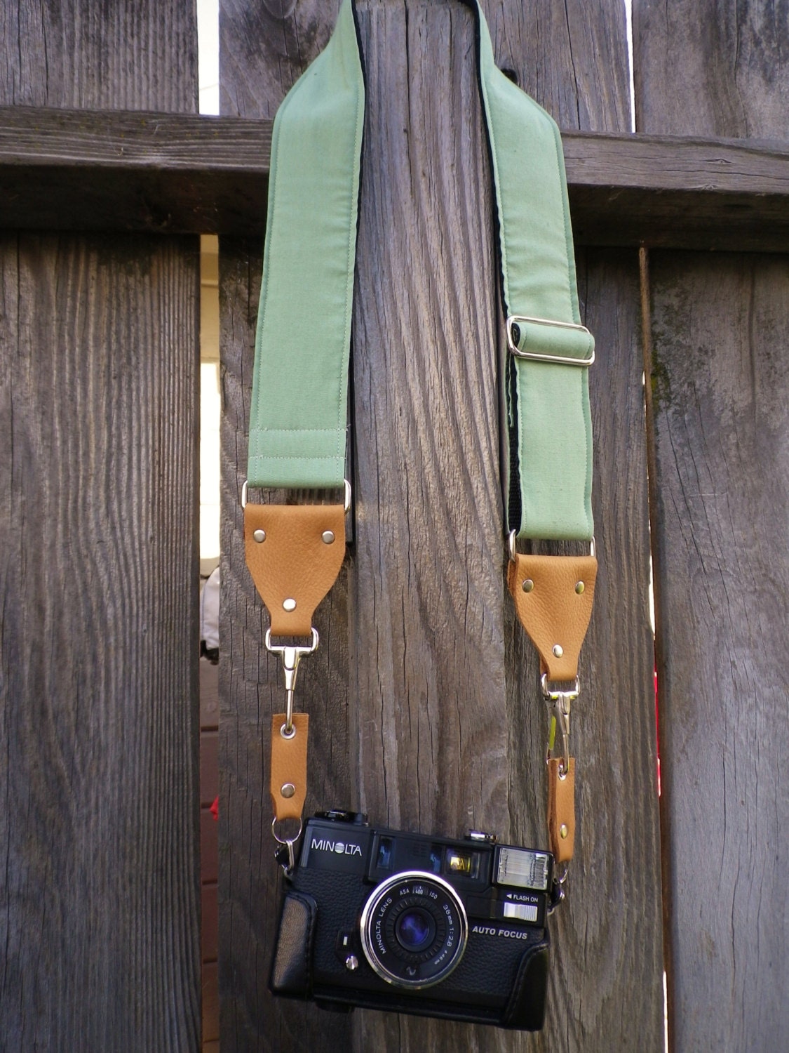 Seafoam Green Camera Strap - Spring 2013 Patina Collection