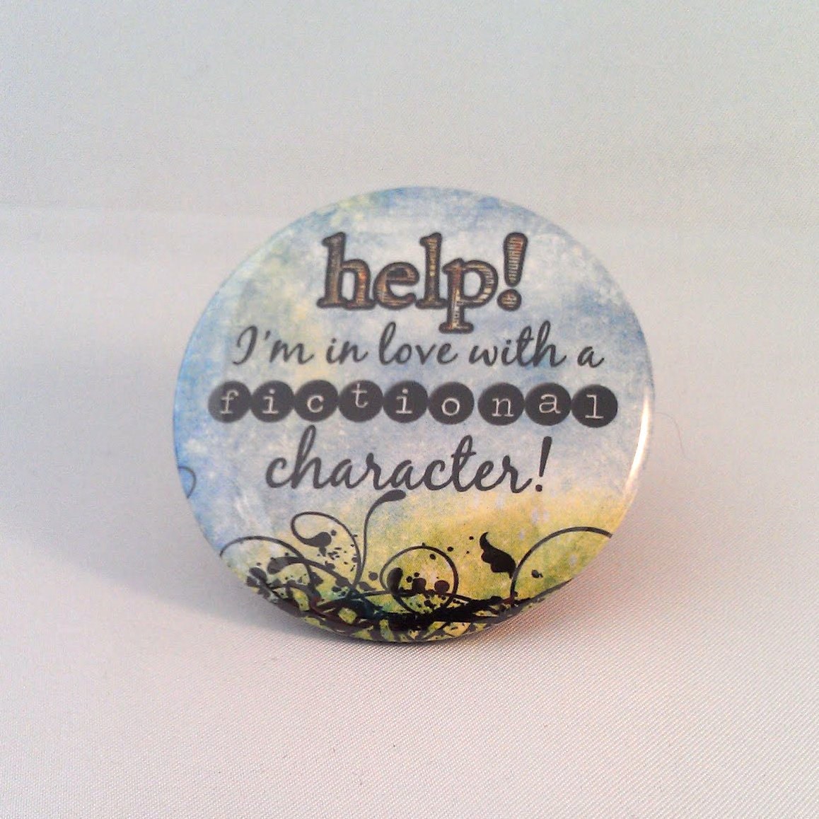 Fictional Character - Pinback Button or Magnet