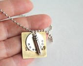 Father's Day Gift - Hero Gift - Bullet Necklace - No Weapon Shall Prosper