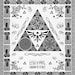 Legend of Zelda - The Triforce Crest of Hyrule Line Art - signed museum quality giclée fine art print 16" x 20"