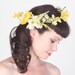 Flower Crown - Head Wreath - Yellow Wildflowers & Field Grass - Wedding Headpiece, Festival Circlet, Summer