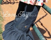 Girls Ruffle Bottom Pants"Sleepy Jean" boutique hand made 18 month to 5T.....Love Tay Boutique