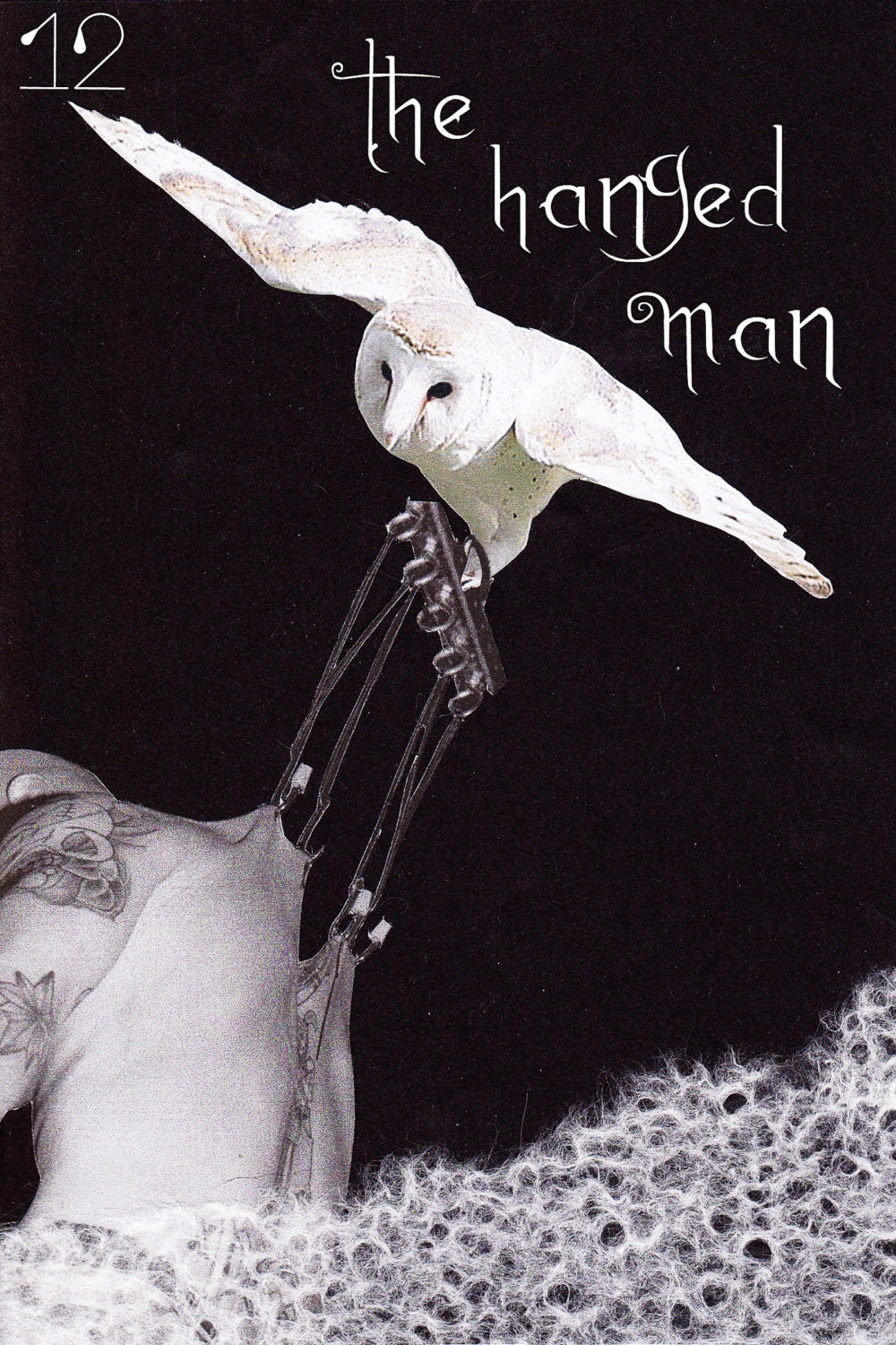 The Hanged Man 4x6 tarot card fine art print matted to 5x7