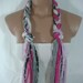 Fringe Scarf, Knotted Scarf by Arzu's Style