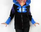 Moon -- Handmade Anti-Pill Fleece Hoodie / Sweatshirt
