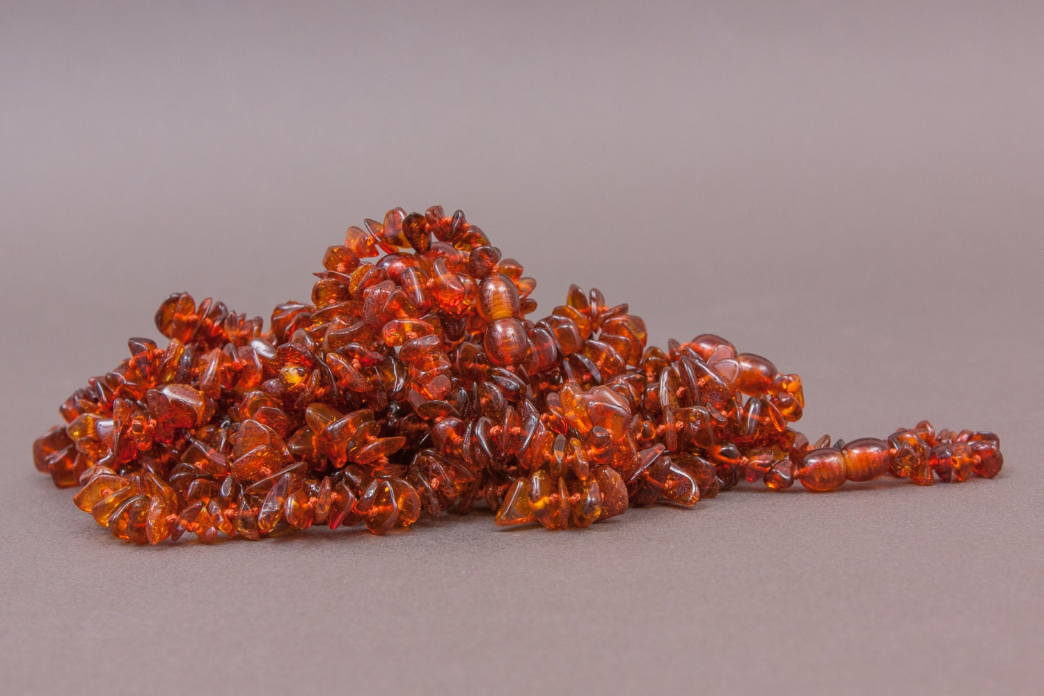 Wholesale 10 Cognac Baltic Amber teething necklaces