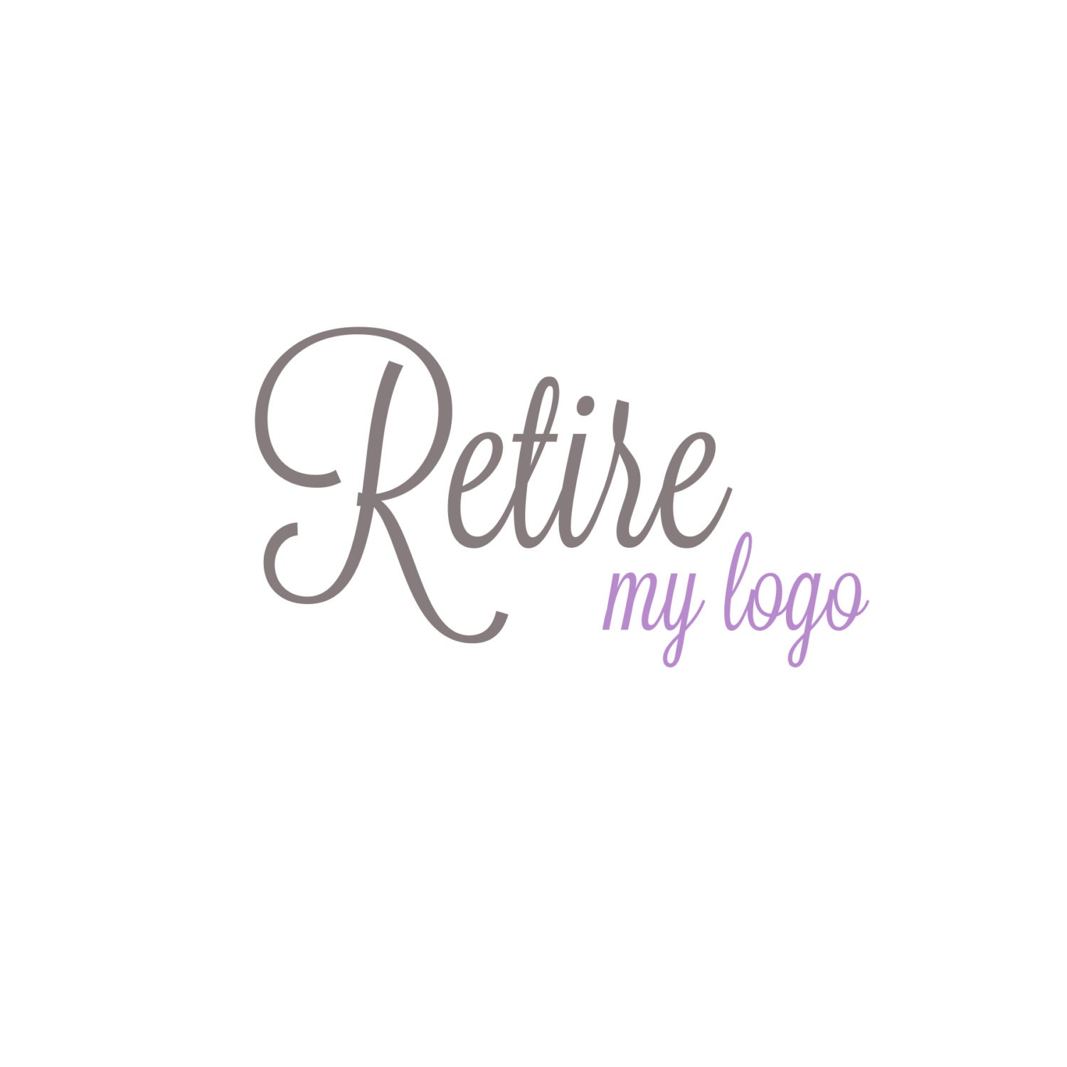 Custom Logo Design // Add On // Retire My Logo Il_170x135