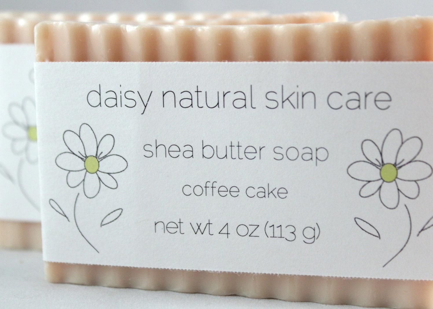 Shea Butter Soap, Coffee Cake, One Bar, 4 oz. - handmade, natural, vegan