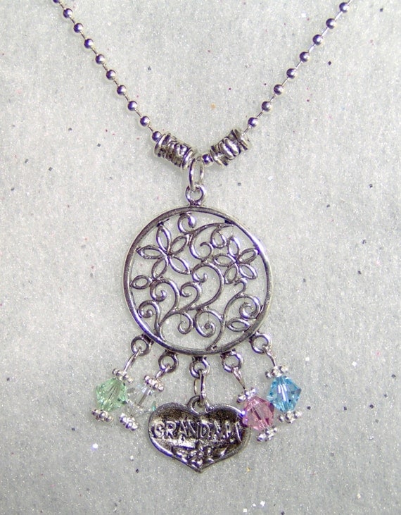 Buy grandmother birthstone jewelry - Grandmothers Birthstone Necklace Grandma Necklace Grandmothers Necklace Nanas Birthstone Necklace Filigree Necklace