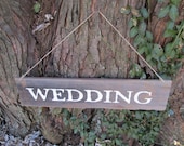 Wedding Rustic  Wedding sign made from reclaimed wood