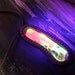 Black Light Glass Pendant Psychedelic Fluorescent Tribal Hippie Psytrance Jewelry Organic Gypsy Mens Necklace