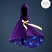 Kid's hooded reversible Purple 'Adventure Cape'