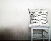 Polka dots pillow decorative throw pillow geometrical pillow cover blue cotton toss dotted pillow case bedroom set 18x18 inches ohtteam