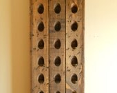 Distressed Riddling Rack,Tavern Grade Wine Rack,  Distressed Wine Rack, Pottery Barn Style Riddling Rack,