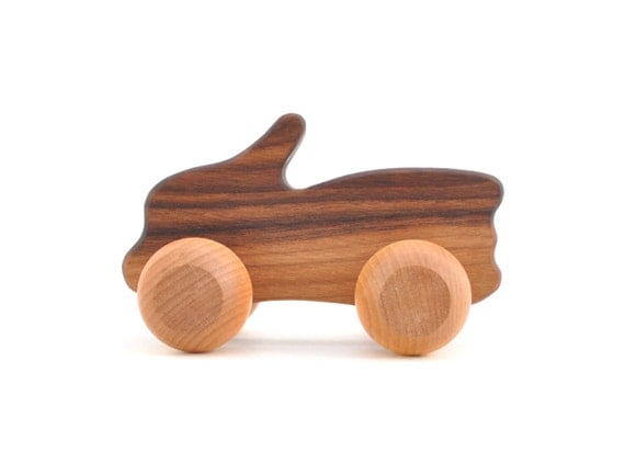Wooden Toy Car Convertible - Wooden Toy for Babies, Toddlers, and Preschoolers - Montessori Inspired Toys - Gift for a Boy - Push Toy