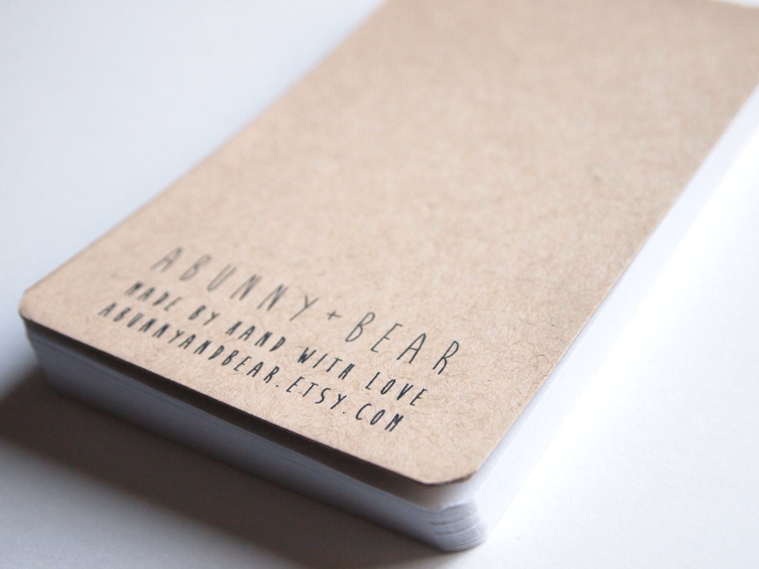 Clean Simple Recycled Blank Notebook