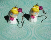 Disney Cinderella Wedding Handmade Earrings with Swarovski Crystal Accents