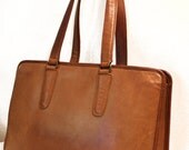 COACH 1970s Briefcase/ Laptop Bag / Purse in British Tan