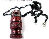 BLOOD VIAL NECKLACE  vampire dracula potion bottle gothic horror