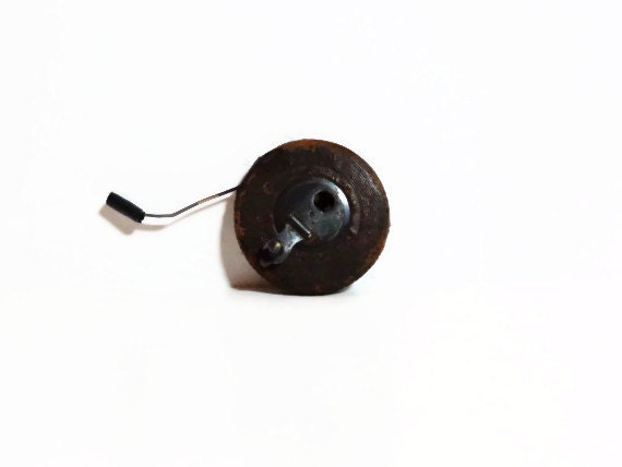 Leather Lufkin Challenge Steel Tape, Antique Shabby Measuring Roll Up Measuring Tape, Made In The USA, Epsteam Collectable