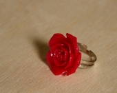 FREE SHIPPING Rose jewelry  adjustable ring