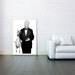 Alfred Hitchcock - Hitchcock, Decorative Arts, Prints & Posters, Wall Art Print, Poster 16x23 Inch - Black and White Poster