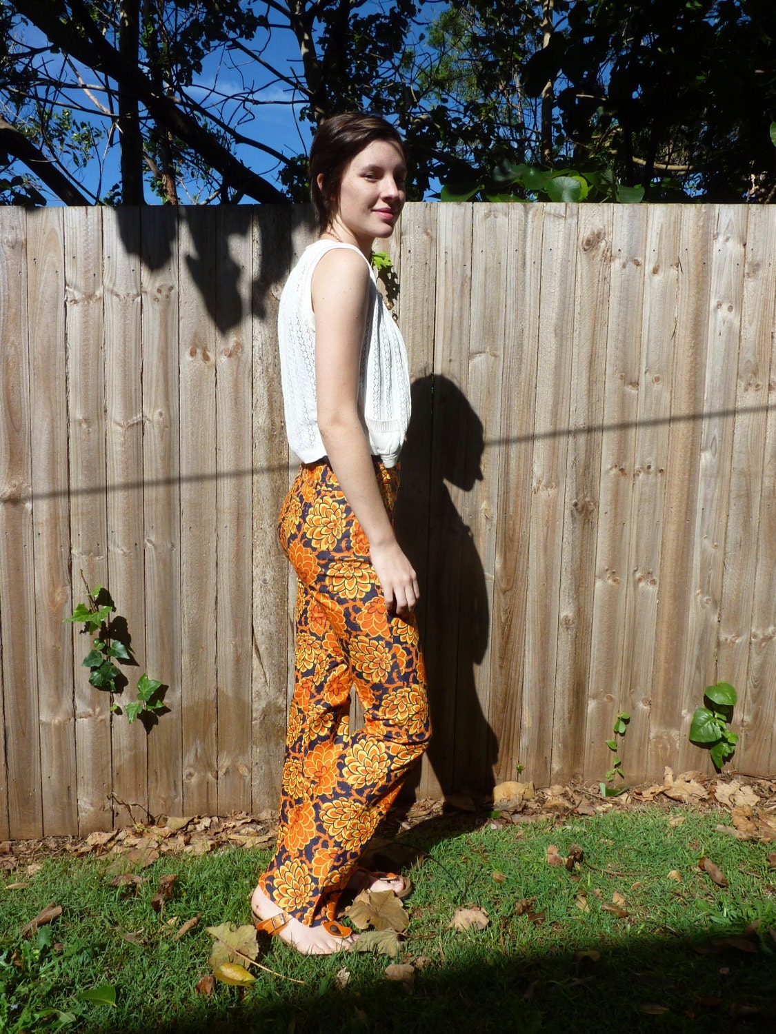 Amazing Floral Vintage Jeans
