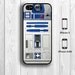 R2D2 iPhone 4 Case, Star Wars iPhone 4S Case Robot iPhone 5 Back Cover --000004