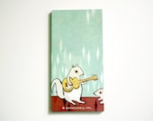 Rocker Note Pad Notepad Notebook by boygirlparty - kawaii animal, ecofriendly recycled paper