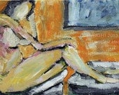 Bright Colors, Girls Night In, Female nude, Figure , Original Painting, Winjimir, Home, Fine Art, Decor