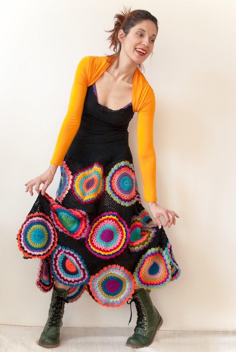 Long Gypsy Circle Skirt