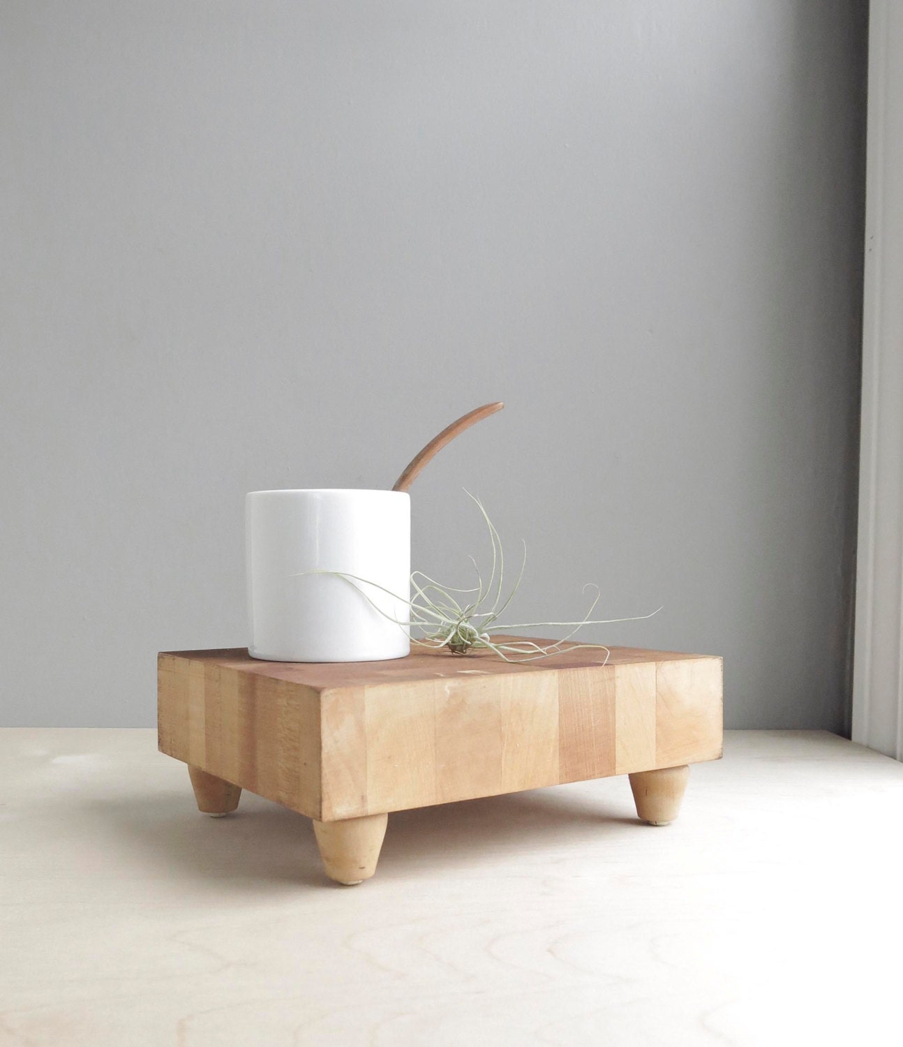 classic wood cutting board / mini butcher block