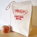 Chicago Style Hot Dog Lunch Bag-- Recycled Cotton Canvas