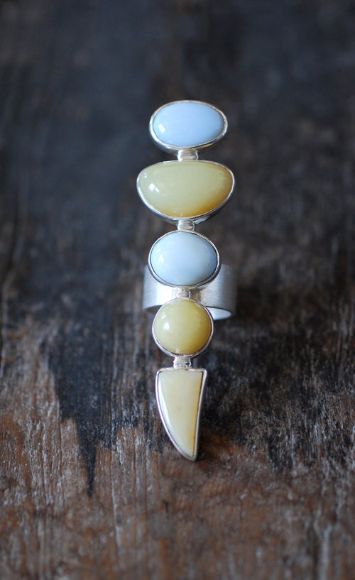 Dollybird Opal Talon Ring